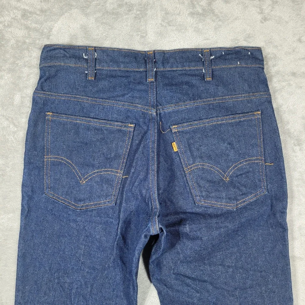 Vintage Levi's 684 Jeans Mens 33x32 Blue Bell Bottom Orange Tab 1979 Flare Denim
